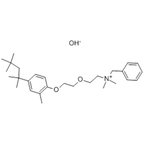 benzyldimethyl[2-[2-[4-(1,1,3,3-tetramethylbutyl)tolyloxy]ethoxy]ethyl]ammonium hydroxide
 CAS 26248-39-5