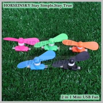 Wholesale Custom Logo Mini USB Fan USB Portable Fan for Android and iPhone