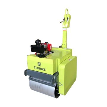 small walk behind road roller distributor