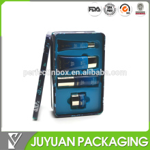 Colored customized rectangular comestics packaging tin box containers manufacturer