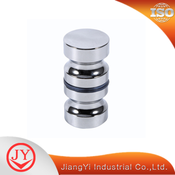 Chrome surface shower bathroom door handles