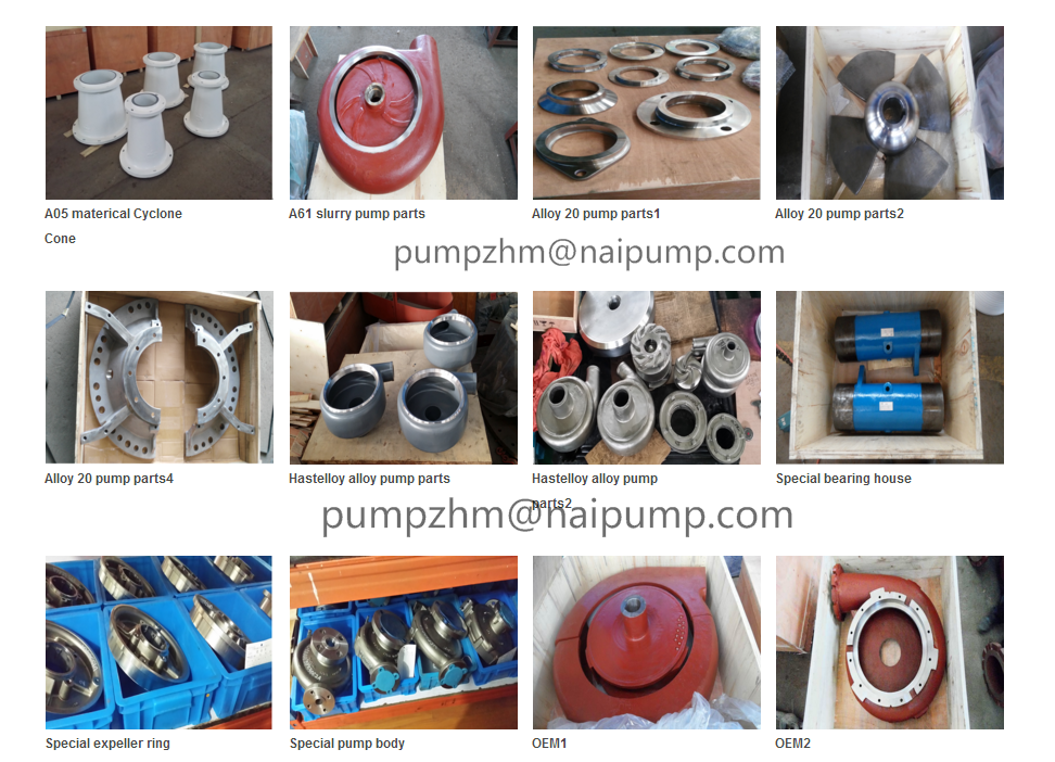 OEM slurry pump and parts