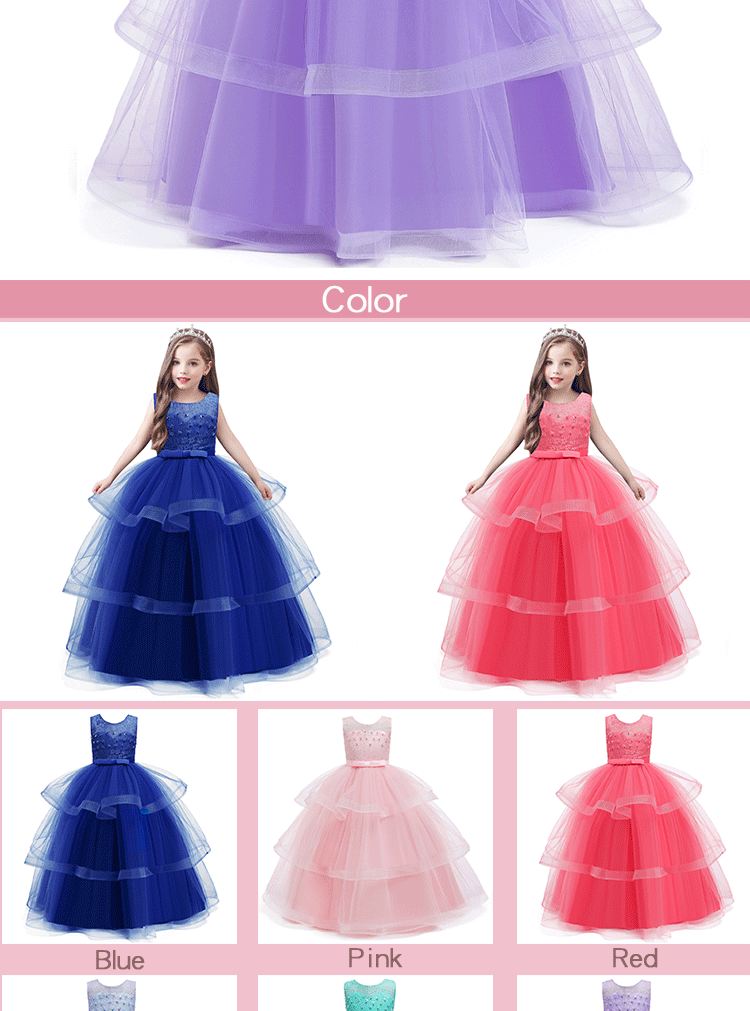 Green Color Cheap Flower Girl Dress Wholesale Dress Shirts Hello Kitty Children Summer Dress