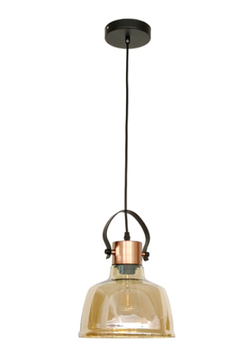 design decorative industrial simple glass pendant lamp