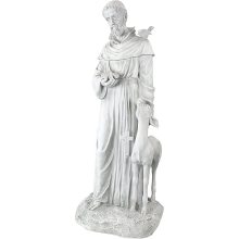 قديس الحيوانات من تمثال ديكور الحديقة الدينية