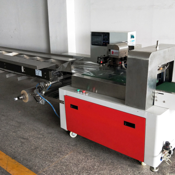 Automatically Double servo biscuits pillow packing machine