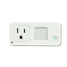 Adjustable LED Night Light with Light Sensor Power Metering Smart Plug