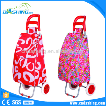 Foldable Cheap vegetable shopping trolley bag, Promotion Bag Trolley