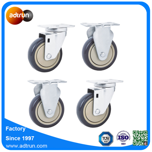 Dolly Casters Panel Pemanas dan Swivel