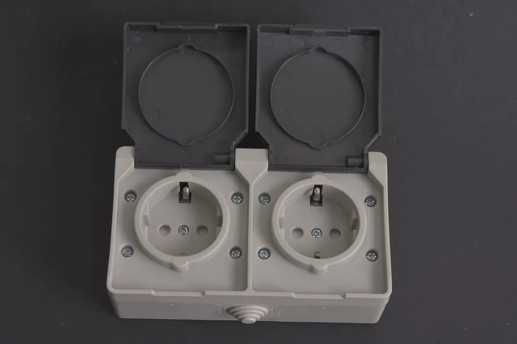 Выключатель дверного звонка Кнопка наружного вызова Серый