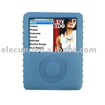 Silicone Case for iPod Nano 3rd Gen / Accessories for iPod /  Silicon Case for iPod