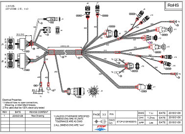 cable assembly drawing