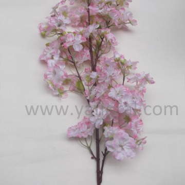 100cm yafloral artificial peach tree peach blossom tree artificial cherry tree branches