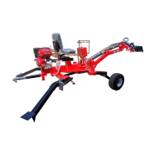 China Telescopic Towable Trailer Truck-Mounted Crane with Backhoe Attachments