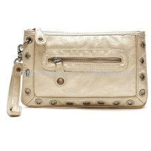2013 rivet cosmetic bag with loop handle