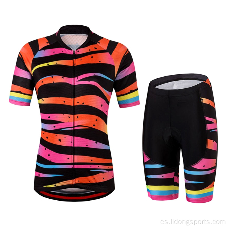 Uniforme de bicicleta de ciclismo rápido transpirable personalizado