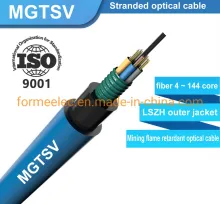 Coal Mine Flame Retardant Optic Fiber Cable 12 Core Fiber Optical Cable Mgtsv Stranded
