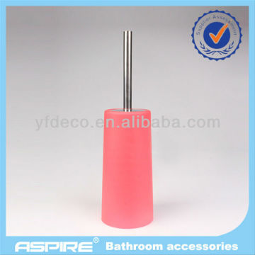 Light pink cleaning toilet brush