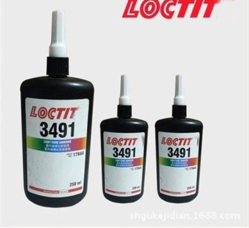 loctit 3491 glue light uv curing adhesive for glass/metal