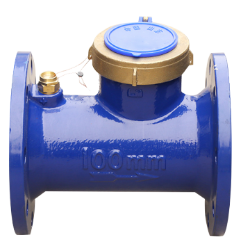 Horizontal rotary wing water meter