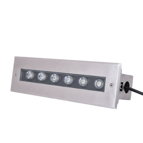 Outdoor Trimless Recessed Lamp Rectangle Square Inground