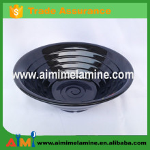 Melamine noodle bowl ,black melamine bowl