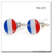 YH-1472 Novelty France Flag Cufflinks