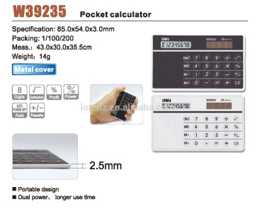 smart colorful office smart deli pocket calculator