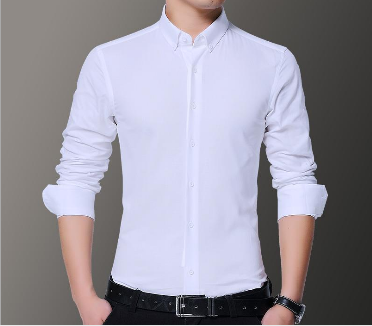 Latest Non Iron Shirt Mens Dress Shirt European Collar Best Custom Design Pattern