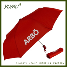 3 Folds Automatic Umbrella, Promotional Fold Up Umbrella
