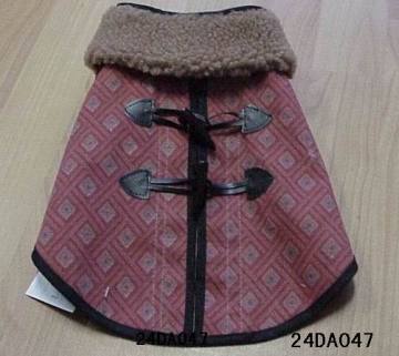 A dog clothes with a heavy collar