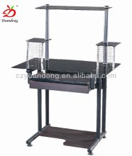 Commerical furniture gengral use Black Glass Computer Desk Use at Office/Home