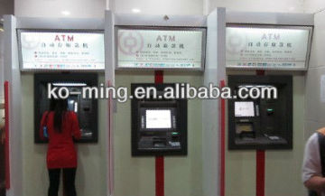 Ultra thin flip open aluminum light box