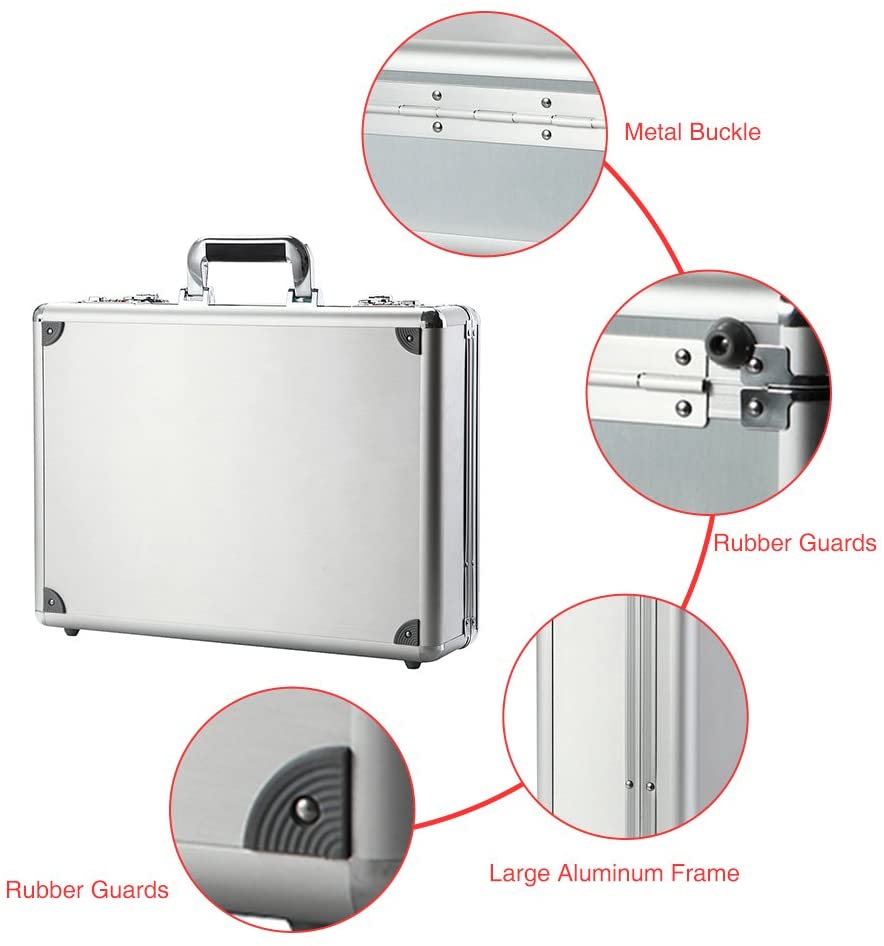 Guangzhou Portable Aluminum Case Briefcase Aluminum Hard Case Briefcase Carrying Case