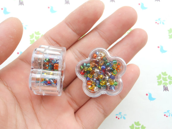 Mini Flower Plastic Box