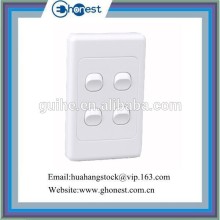 AS308-V 1G to 6G Australian Standard Wall Mount Button Light Switch