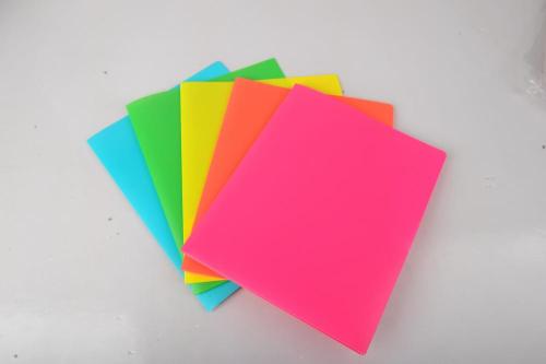 Practical brilliant color pocket folders