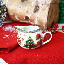 Fine New Bone China Christmas Coffee Creamer Container