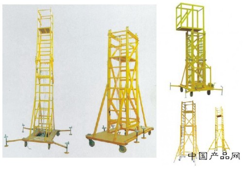 Mobiele schuintrekken fork lift apparatuur