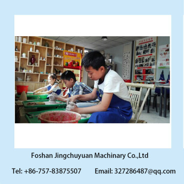 pottery craft kiln and pottery wheel