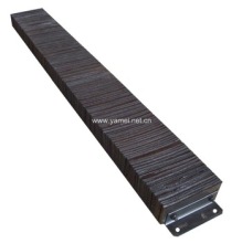 98 x 12 x 4.5 In Laminated Rubber Dock Bumper