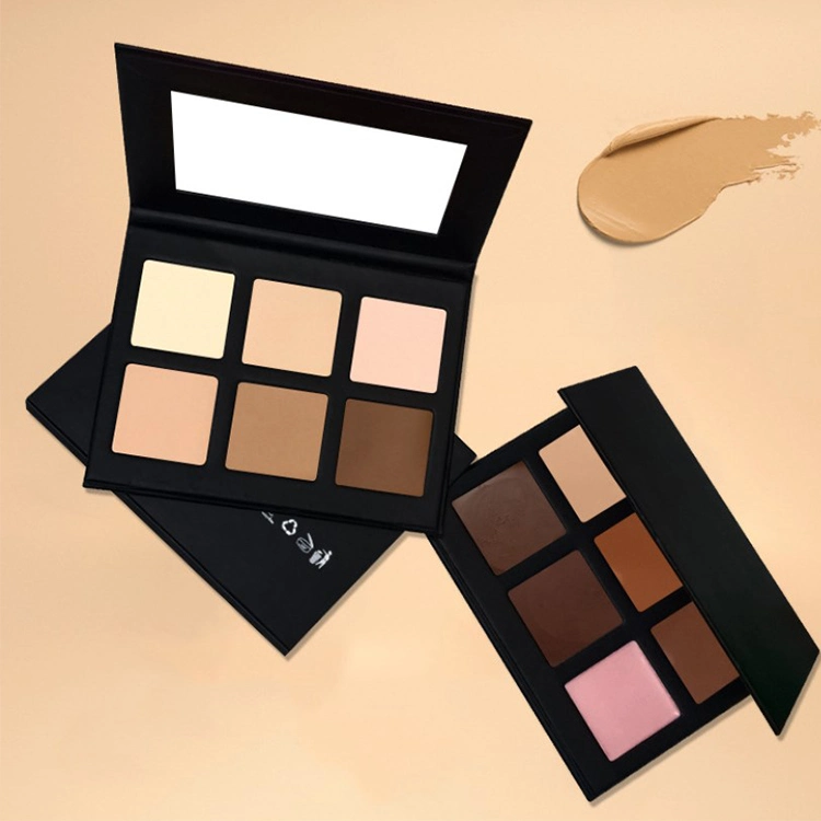 2021 Cosmetic Cream Concealer Palette 6 Colors Cream Palette Concealer Makeup