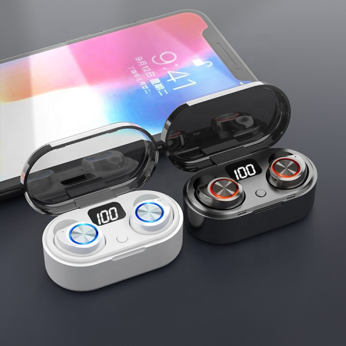 TW80 Bluetooth Mini Earbuds With Mic Charging Box