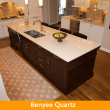 Newstar white sand quartz stone countertops