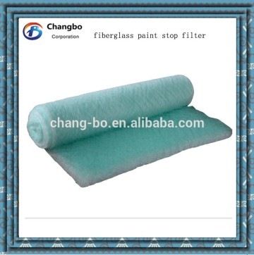 non woven exhaust filter media/fiberglass filter media(green and white)