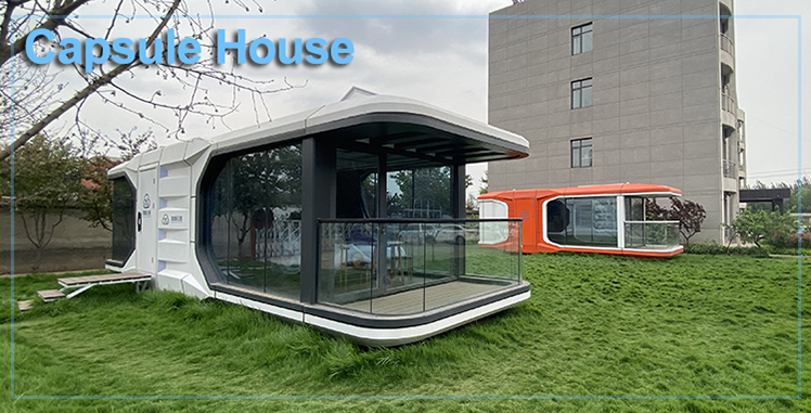 20ft 40ft Modular Luxury Prefab Steel Smart Tiny Space Capsule Home ...