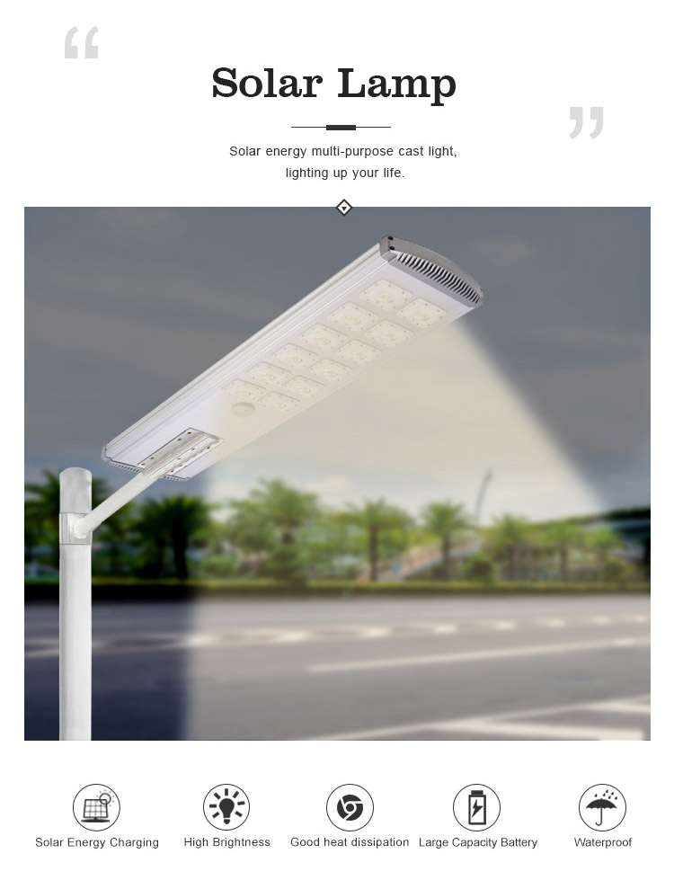 Hot sell CE series 1200W solar street light from China factory