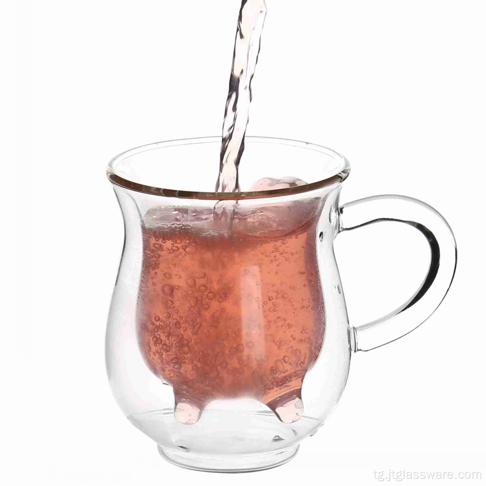 Дучандон Wall дастаки Шир Glass Cup