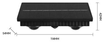 Modern Downward-Facing Outdoor LED Pathway Light