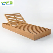 Teak Wood Pool Bed & Sun Lounger - Luxury Outdoor Patio Furniture